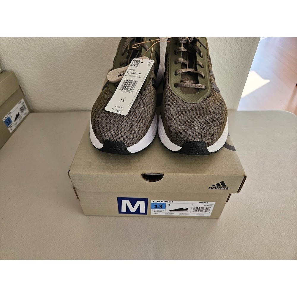 Size 13 - adidas X_PLRPATH Olive Strata/Black/White